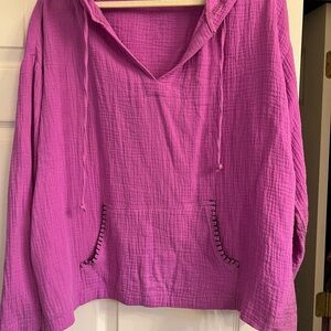 Lisa Todd Poolside Gauze Pullover XL